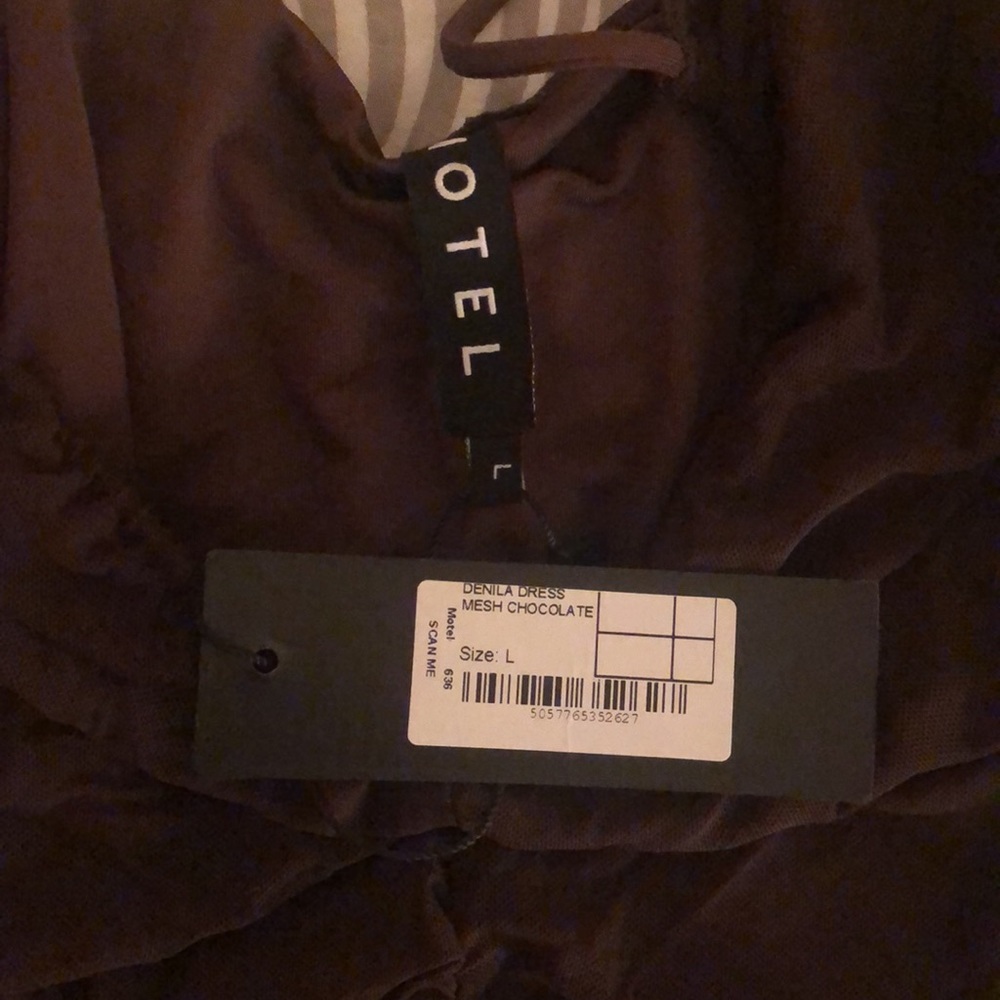 Motel Rocks Brown Ruched Mini Dress - Picture 5 of 5